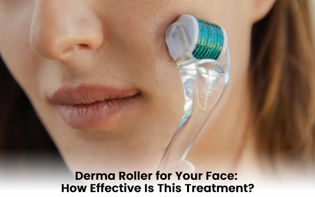 derma roller for face treatment